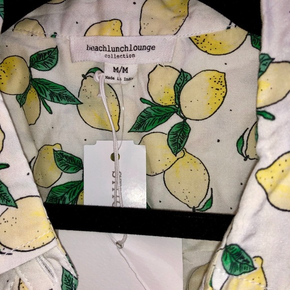 Beach Lunch Lounge Lemon Tank - Picture 2 of 4